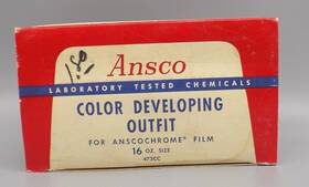 Ansco C1890 Vintage Color Developing Outfit In Original Box Anscochrome For Display