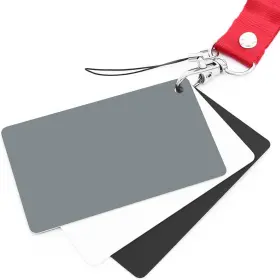 Anwenk 711181260168 Grey White Balance Card 18% Exposure Photography Custom Calibration Camer