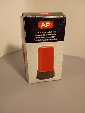 Ap Photo Industries S.l. Spain 420233251017 Vtg Dark Room Safelight Lamp Orange Photography Light 100% New