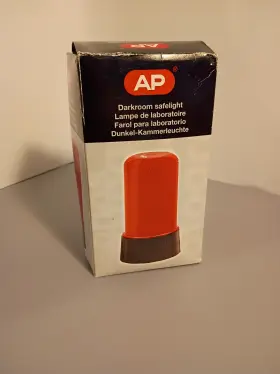 Ap Photo Industries S.l. Spain 420233251017 Vtg Dark Room Safelight Lamp Orange Photography Light 100% New