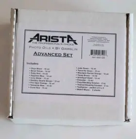 261-000 Arista Professional Photo Oils By Gamblin For Handcoloring B&w Photos 14 Colors