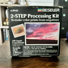 8945 Beseler 2-step Processing Kit Color Prints From Negatives Liquid Concentrate