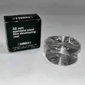 Hw35 Camrex Heavy Duty Stainless Steel 35mm Film Developing Reel Open Box