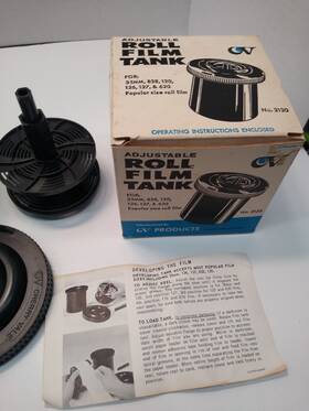 Cherry Vale 2130 Vintage Adjustable Roll Film Developing Tank No.2130