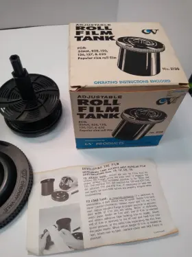 2130 Cherry Vale Vintage Adjustable Roll Film Developing Tank No.2130