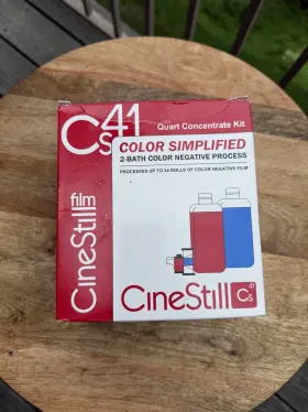 Cs41 Cinestill 6589 Color Simplified 2 Bath C 41 Film Processing Quart Kit
