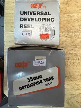 Coastar 35-it Stainless Steel 35mm Film Developing Tank And Reel - Single Roll 8 Oz