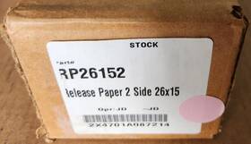 D&k Rp26152 D&k Bienfang Dry Mount Tissue Release Paper 2 Sided 26 Inch X15ft Roll Free Fedex