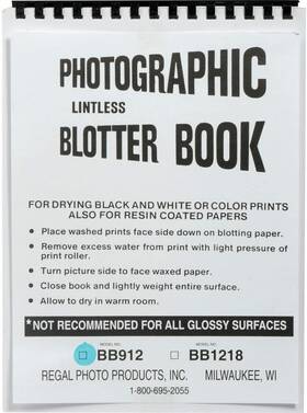 Doran Bb-912 Paper Blotter Book With Lint-free Pages 9 X 12 Inch 10 Sheets - White