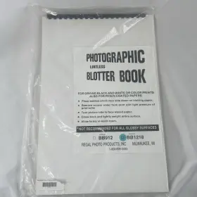 Bb1218 Doran Photographic Lintless Blotter Book 12x18 Premier New