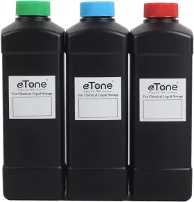 3cmbt Etone 3x 1000ml Darkroom Chemical Storage Bottles Film Photo Developing Processing 1l