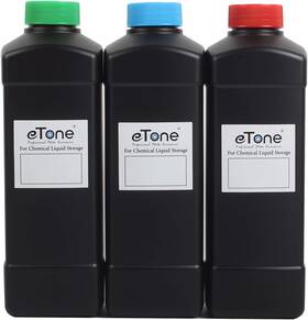 Etone 445045786725 3x 1000ml Darkroom Chemical Storage Bottles Film Photo Developing Processi