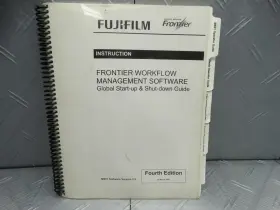 Ms01 Fujifilm Frontier Workflow Management Software Manual Version 2.5