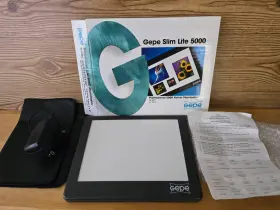G-2003 Gepe Slim Lite 5000 Professional Illuminator Light Box 5000k Daylight Fli
