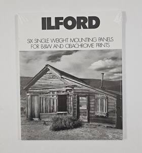 Ilford Ilp-7911 Six Single Weight 8x10 Mounting Panels For B&w And Cibachrome Prints