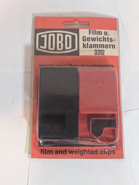 Jobo 07083 3312 Film Hanger Clips Pair One Weighted Non New Sealed
