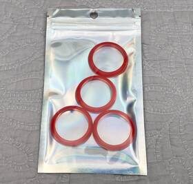 Jobo #07095 Orange Cog Lid Washers 4 For 25.00 New Old Stock Never Used