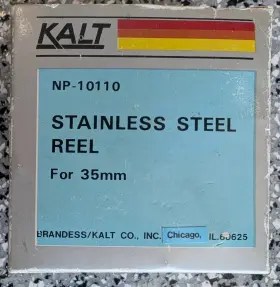 Np-10110 Kalt 096727101106 Stainless Steel Reel For 35mm Film New In Box
