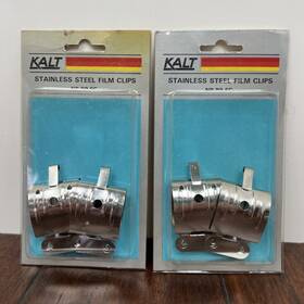 Kalt Np-99-fc Stainless Steel Film Clips 2 Packs With In Each Vintage Photo Lab