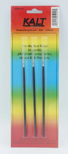 Nprbp52 Kalt #000 Retouching Brush 3-pack