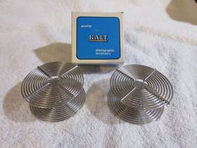 Kalt Sr-35 Lot Of 2 Vintage 35mm Stainless Steel Film Developing Reels