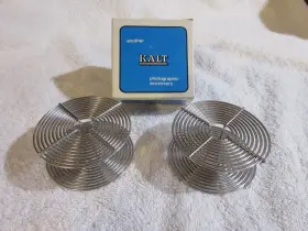 Sr-35 Kalt Lot Of 2 Vintage 35mm Stainless Steel Film Developing Reels