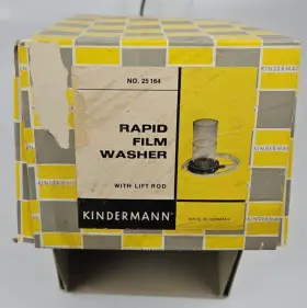 25164 Kindermann Rapid Film Washer With Lifter Rod Made In Germany