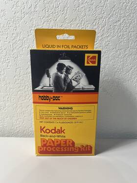 Kodak 041771028565 Vintage Black And White Film Paper Processing Kit