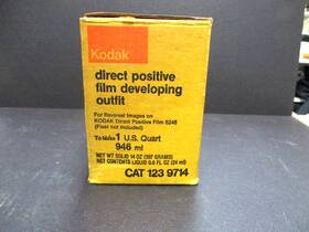 Kodak 1239714 Direct Positive Film Developing Outfit.unopened Cat #