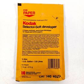 Kodak 1464627 Photo Film Developer 7.5oz Bag Selectol-soft For 1 Gal