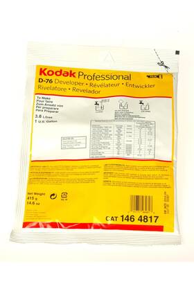 Kodak 1464817 D-76 Developer Powder B And W Film 1 Gallon