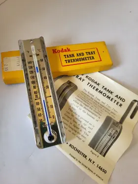 149195 Kodak Vintage Tank And Tray Photographic Thermometer Nib