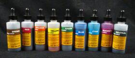 Kodak 190-1743 Vintage Liquid Retouching Color Set With Instruction Sheet