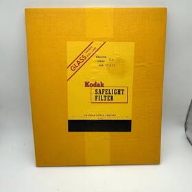 Kodak 42984 Vtg Safelight Filter Wratten Series Oa 10x12 Glass - Factory Sealed