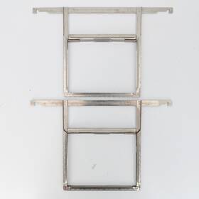Kodak No.4a 2x 4x5 Film And Plate Developing Hangers Stainless Steel Darkroom