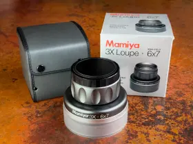 601304 Mamiya Rare 3x Large Loupe 6x7 Wide Field Mint In Box