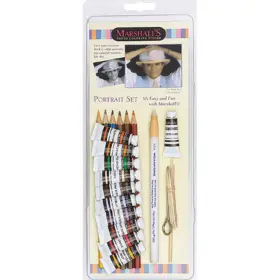 Marshall 096727598500 Marshalls Portrait Set Oil And Pencil Hand Coloring #mspor