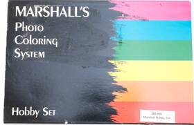 Marshalls Photo Coloring System 053661019591 Hobby Oil Set For Hand Photos Incomplete 17 Piece