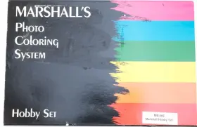 Marshalls Photo Coloring System 053661019591 Hobby Oil Set For Hand Photos Incomplete 17 Piece