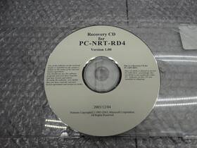 Microsoft Pc-nrt-rd4 Noritsu Recovery Cd Version 1.00 For