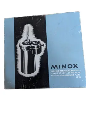 126-091 Minox Daylight Developing Tank With Thermometer 36exp Ring And Instructions