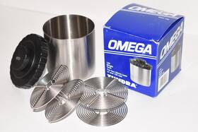 Omega 053661059603 94dt 120 Stainless Developing Tank And Two 35mm Reels Plastic Cap/lid