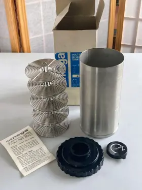 467-107 Omega Vtg Multi Reel Developing Tank 7 Inch Stainless Holds 4 X 35mm Or 2 120/220