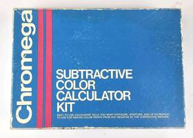 Omega 469-021 Vintage Subtractive Color Calculator Kit For Photography From Negatives