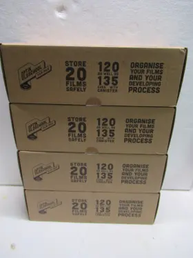 Optik Oldschool 270004426113 4-pack - Film Rack Store 20 Rolls Of 35 Mm Or 120