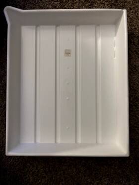Paterson Photographic Ptp327w 16x20 Inch Print Developing Tray 3 Deep White #ptp327w