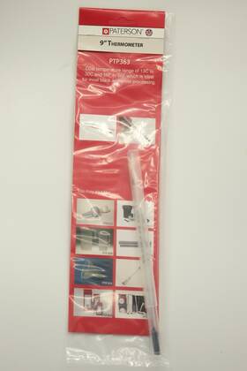 Paterson Ptp363 New- Certified Thermometer-ptp363- 9 Inch For Photo Developing