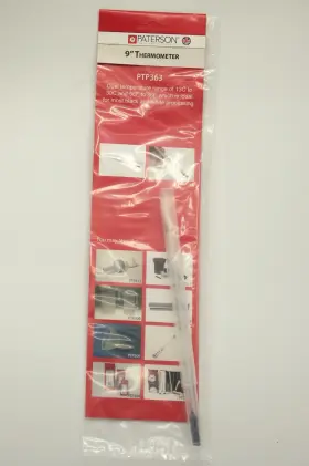 Thermometer-ptp363 Paterson Ptp363 New- Certified Thermometer-ptp363- 9 Inch For Photo Developing