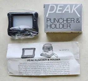 Ts2018ph Peak Optics 2018ph Puncher And Holder For 8x Loupe With Box Made In Japan