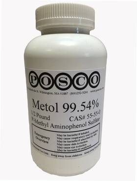 Posco Mt1/4 Metol Elon 99.54% - 1/4 Pound 113 Grams Photographers Developing Agent